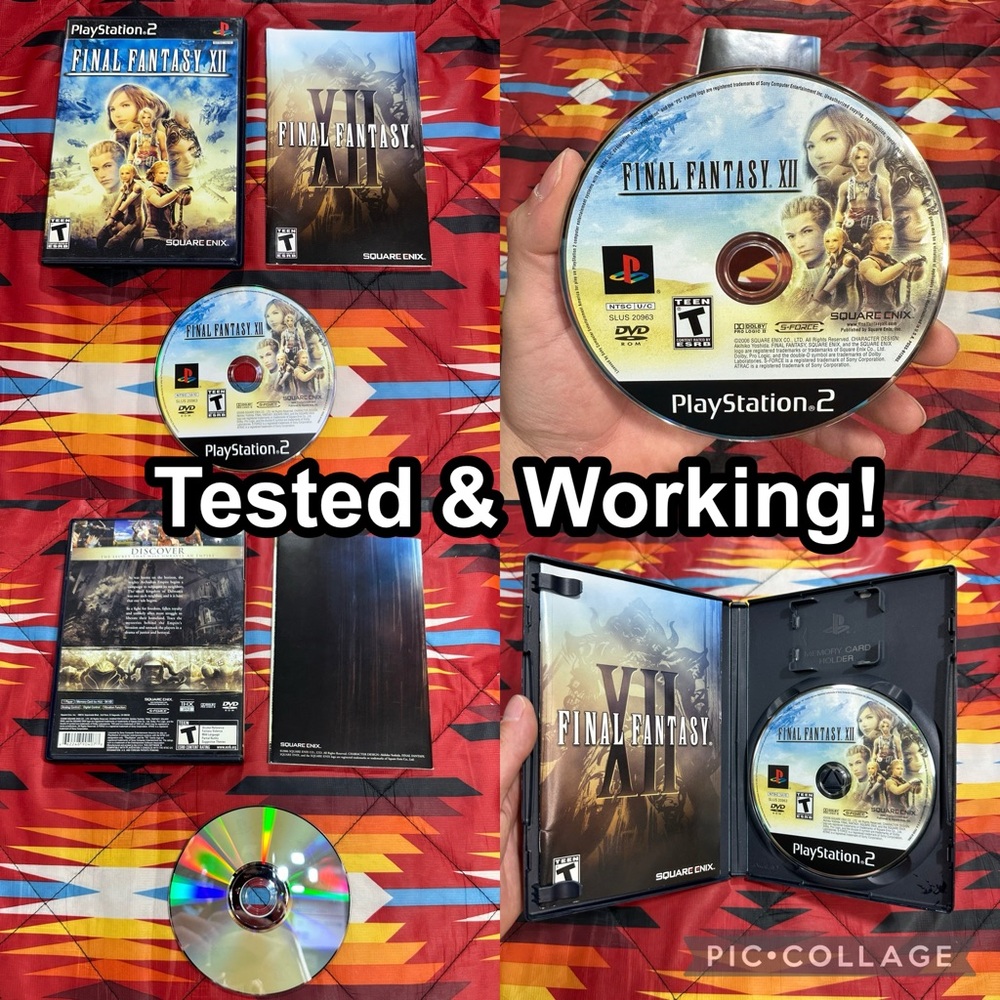 Final Fantasy XII (Playstation 2 PS2) Complete CIB Tested & Working!